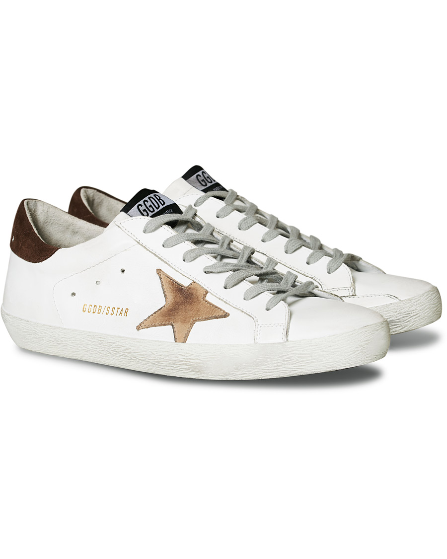 Herre | Golden Goose Deluxe Brand Incense Nabuck Star Superstar Sneaker White Calf | Golden Goose | Deluxe Brand Incense Nabuck Star Superstar Sneaker White Calf