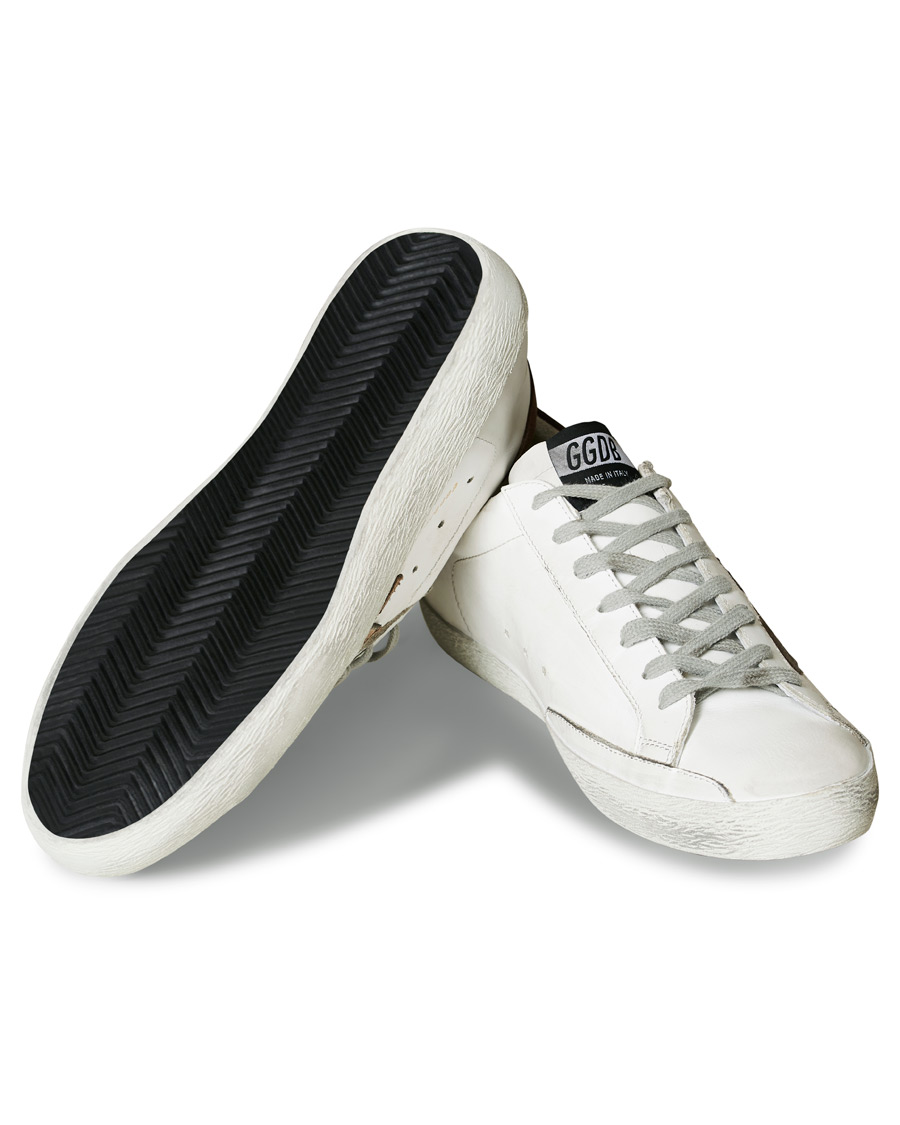 Herre | Golden Goose Deluxe Brand Incense Nabuck Star Superstar Sneaker White Calf | Golden Goose | Deluxe Brand Incense Nabuck Star Superstar Sneaker White Calf