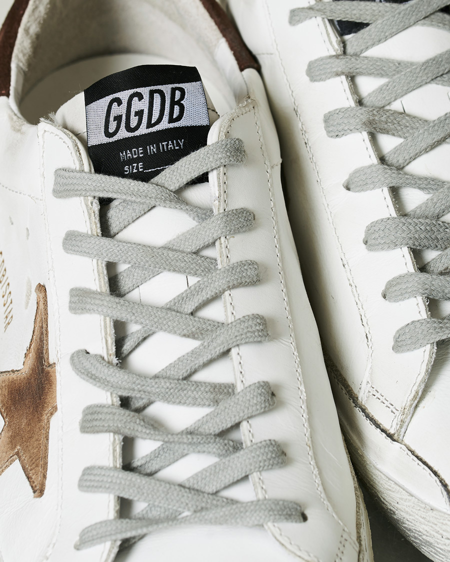 Herre | Golden Goose Deluxe Brand Incense Nabuck Star Superstar Sneaker White Calf | Golden Goose | Deluxe Brand Incense Nabuck Star Superstar Sneaker White Calf