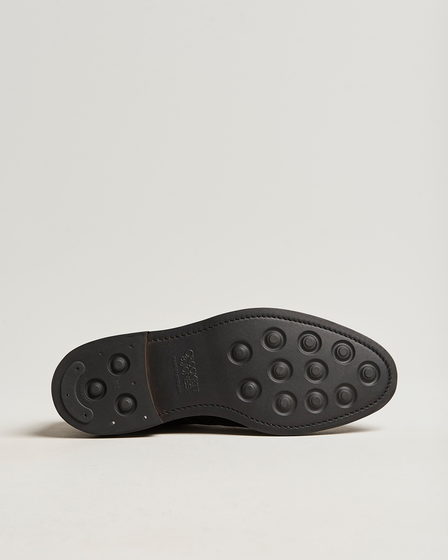 Herre | Brogues | Crockett & Jones | Pembroke Derbys Black Calf