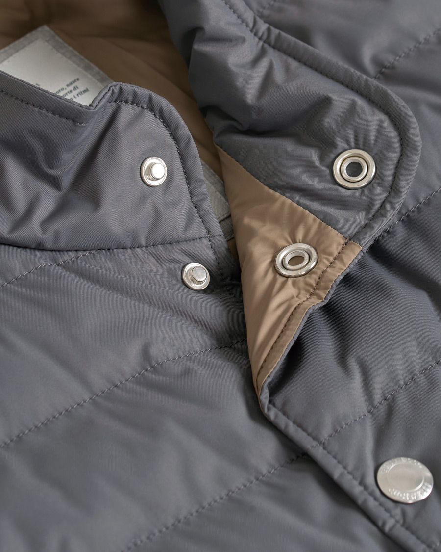 Herre | Jakker | Brunello Cucinelli | Matte Nylon Try-Layer Gilet Dark Grey