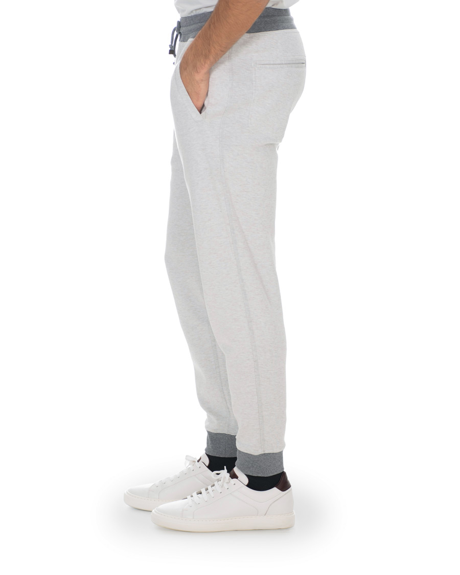 Herre | Bukser | Brunello Cucinelli | Super Light Cotton Jogging Trousers Light Beige