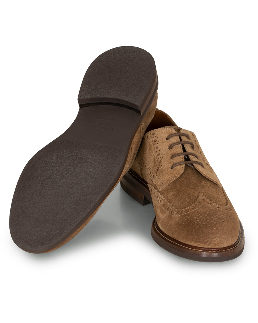 Herre | Brunello Cucinelli Wingtip Brogues Brown Suede | Brunello Cucinelli | Wingtip Brogues Brown Suede