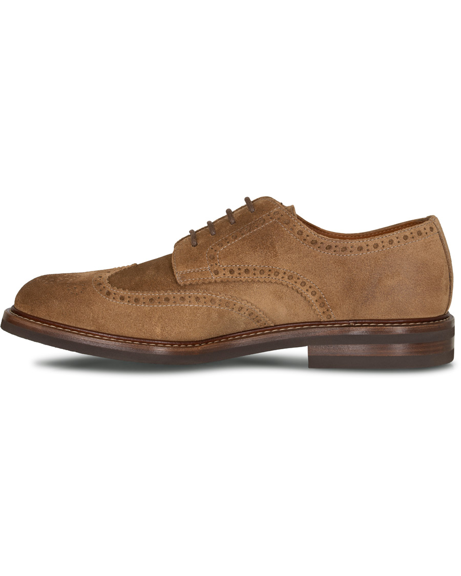Herre | Brunello Cucinelli Wingtip Brogues Brown Suede | Brunello Cucinelli | Wingtip Brogues Brown Suede