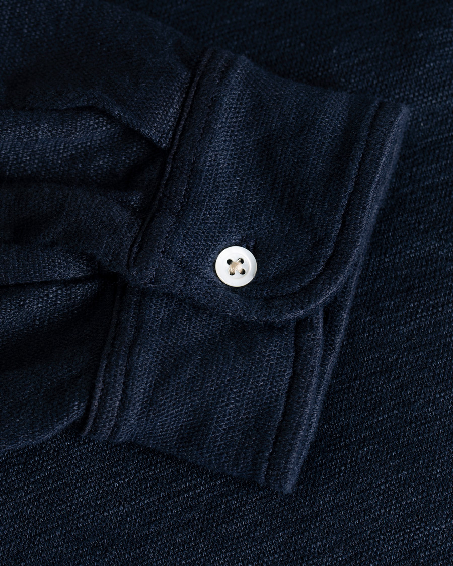 Herre | Gensere | Massimo Alba | Raya Long Sleeve Polo Navy