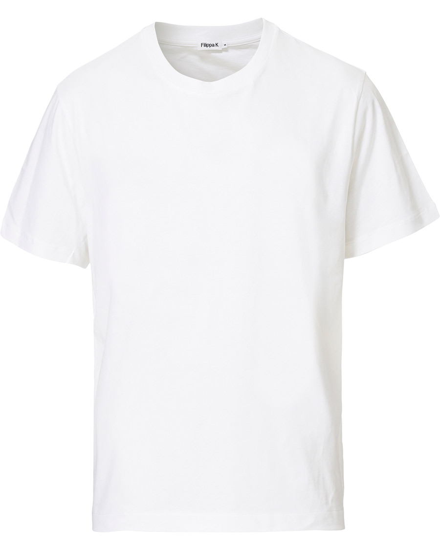 Herre | T-Shirts | Filippa K | Single Jersey Regular Tee White