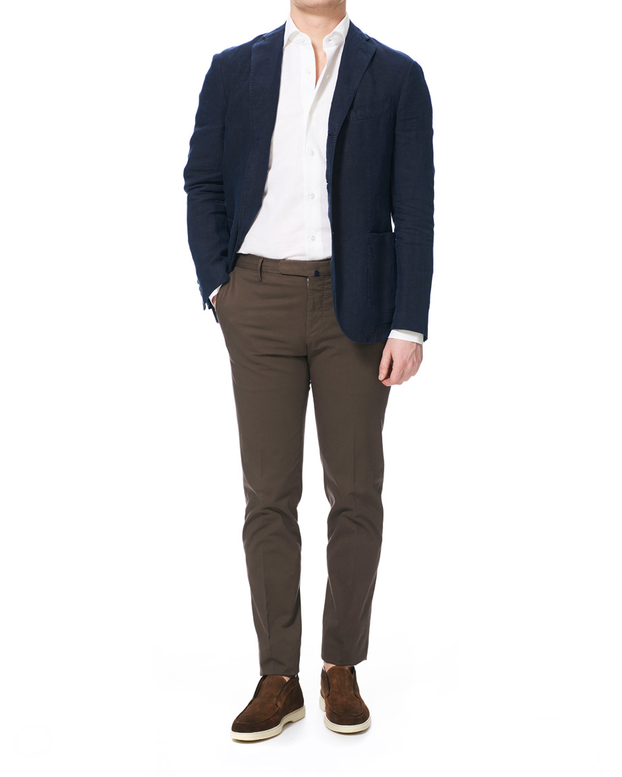 Herre | Santoni Yalta Summer Loafer Brown Suede | Santoni | Yalta Summer Loafer Brown Suede