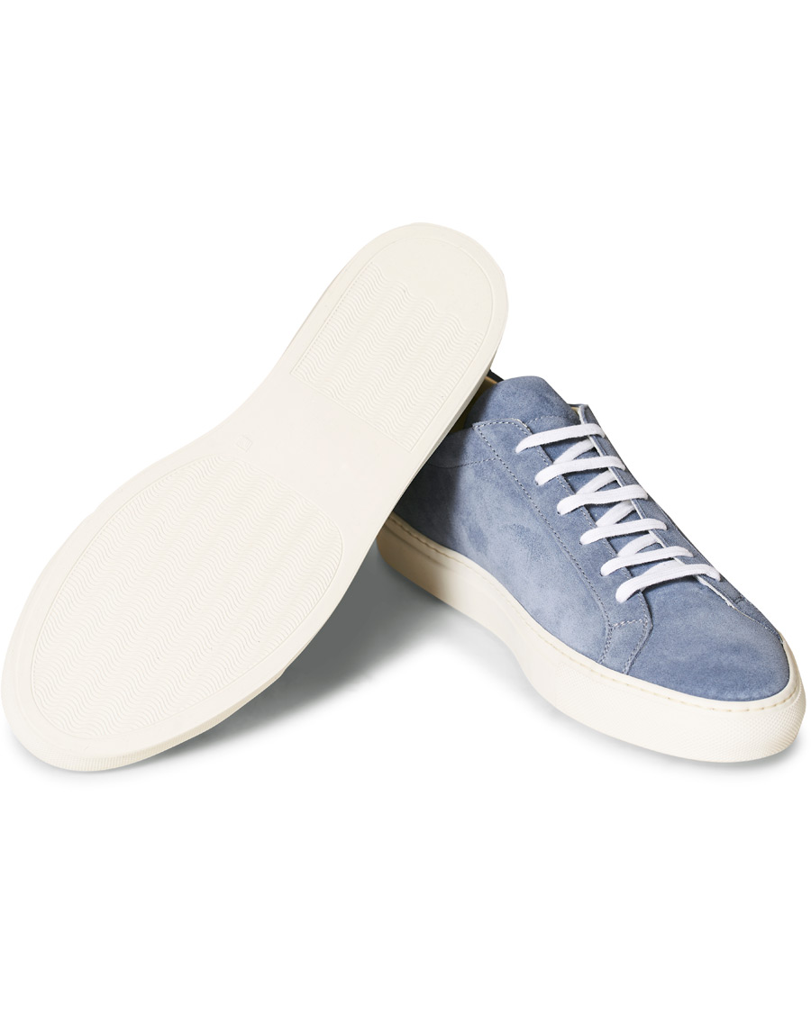 Herre | Common Projects Original Achilles Sneakers Blue Suede | Common Projects | Original Achilles Sneakers Blue Suede