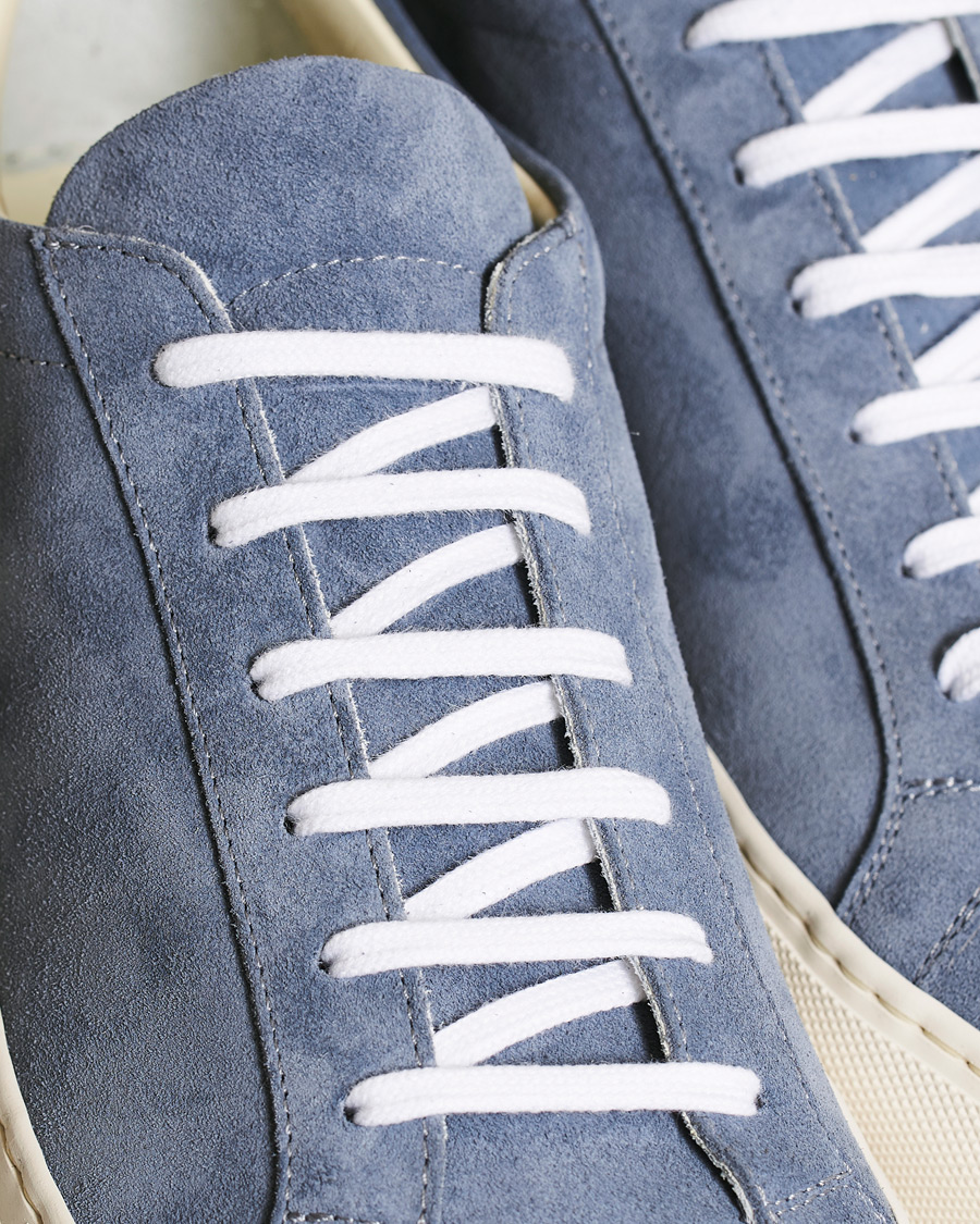 Herre | Common Projects Original Achilles Sneakers Blue Suede | Common Projects | Original Achilles Sneakers Blue Suede
