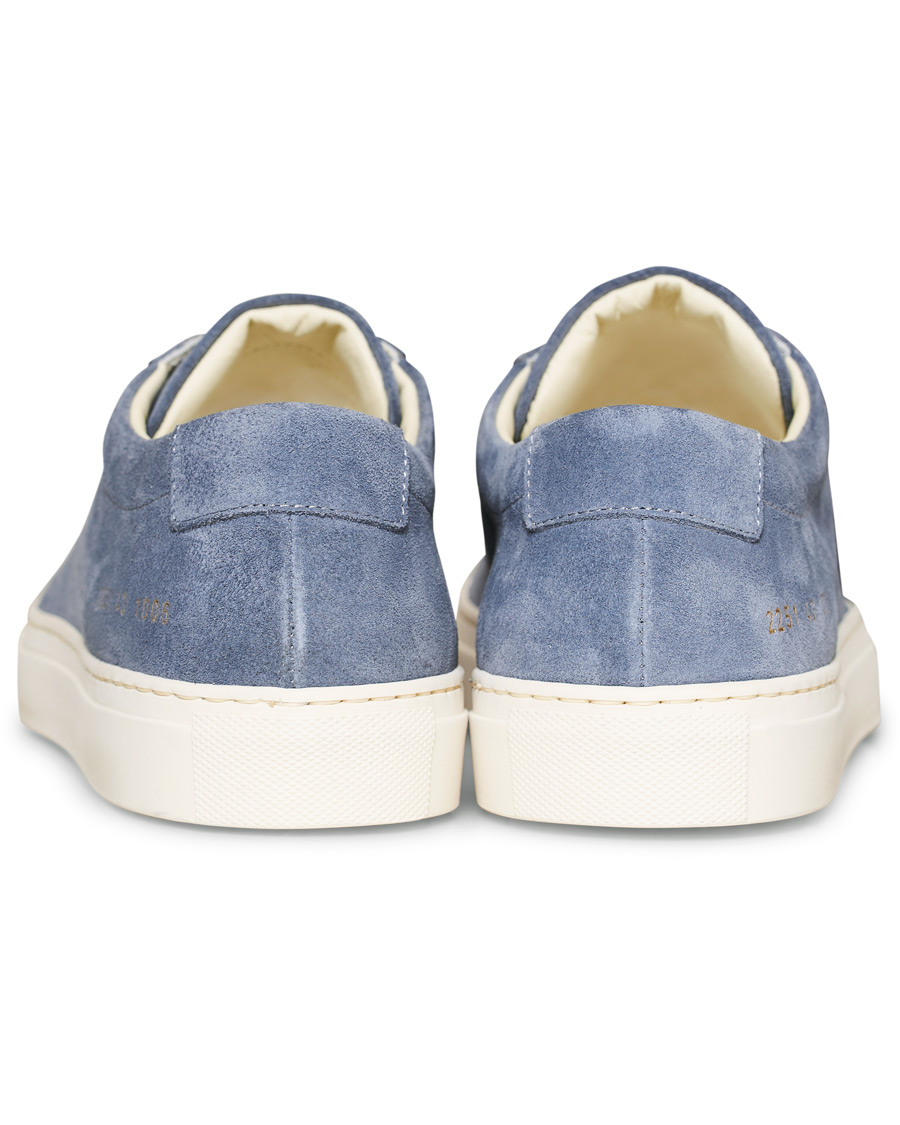 Herre | Common Projects Original Achilles Sneakers Blue Suede | Common Projects | Original Achilles Sneakers Blue Suede