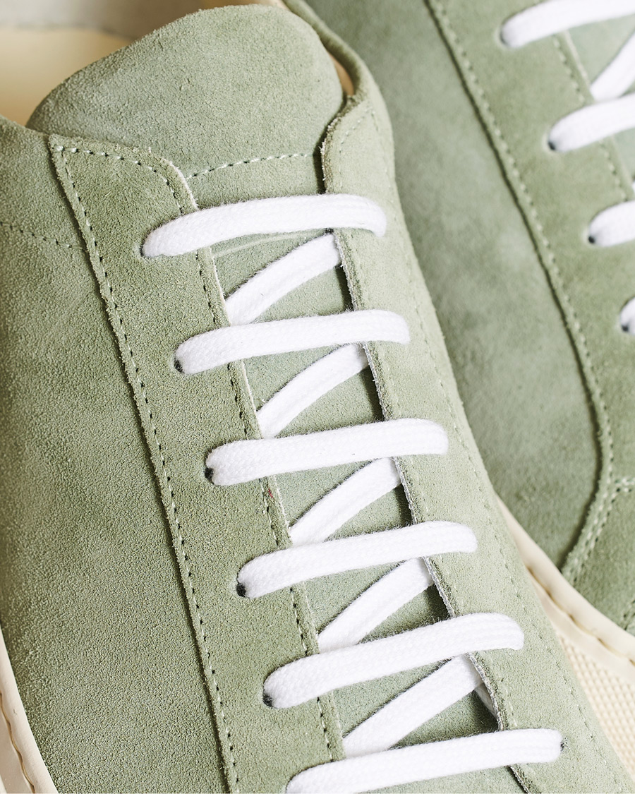 Herre | Common Projects Original Achilles Sneakers Green Suede | Common Projects | Original Achilles Sneakers Green Suede