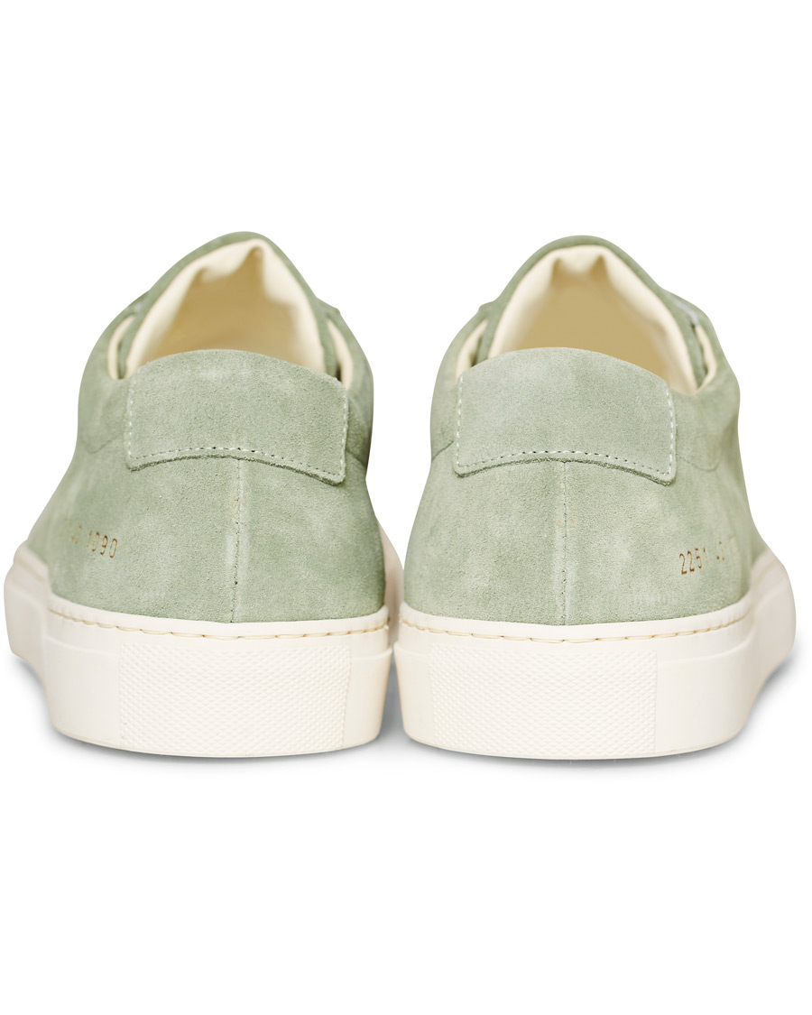 Herre | Common Projects Original Achilles Sneakers Green Suede | Common Projects | Original Achilles Sneakers Green Suede