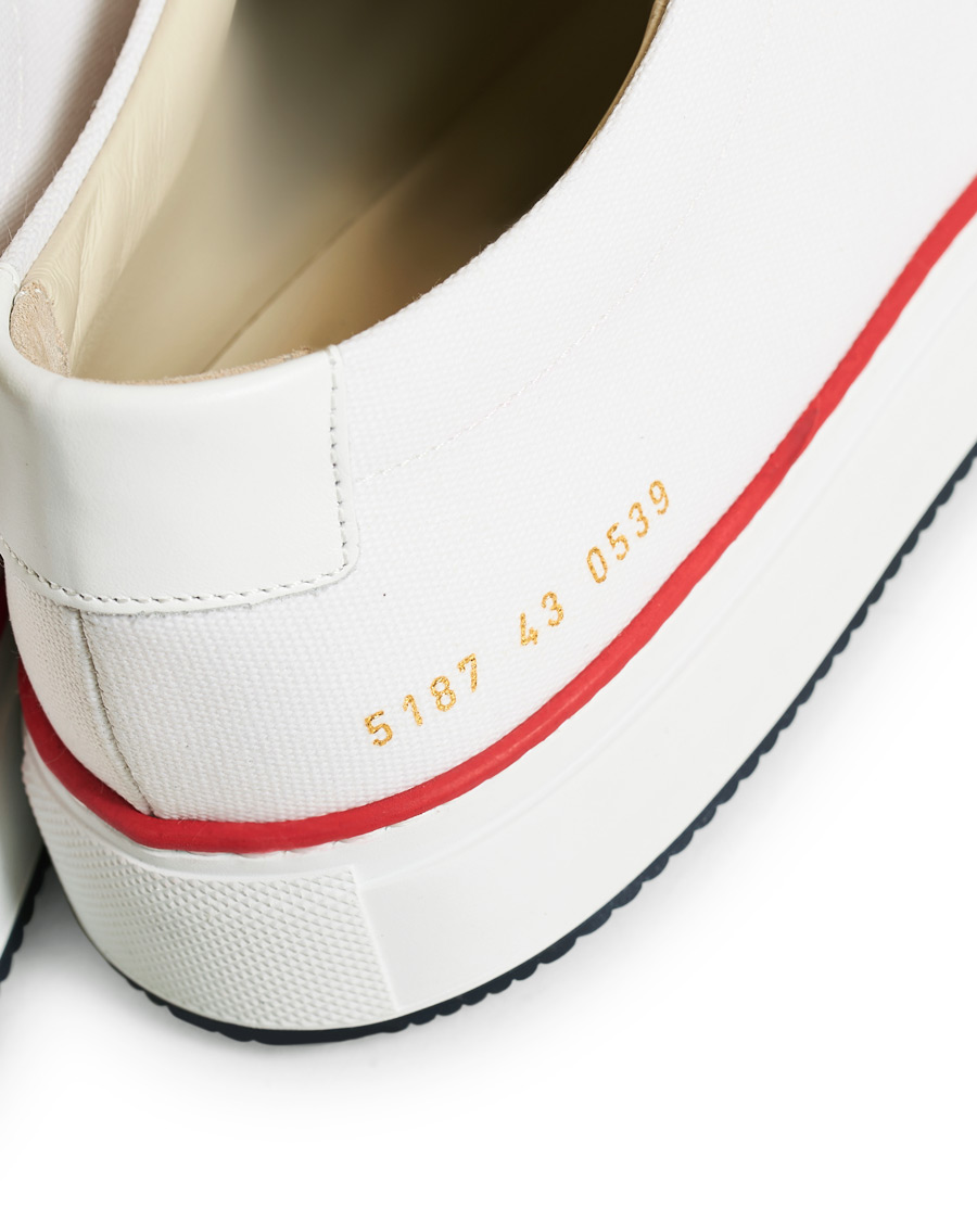 Herre | Common Projects Achilles Sneakers White Canvas | Common Projects | Achilles Sneakers White Canvas