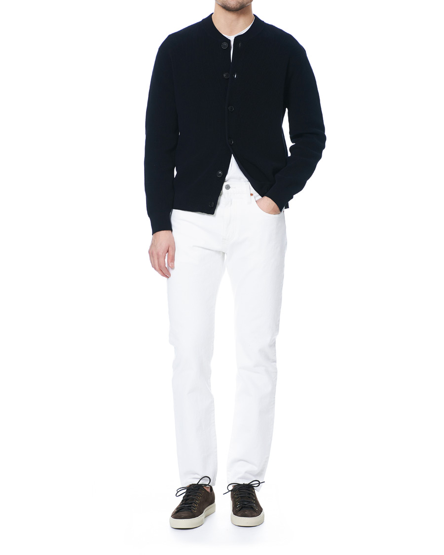Herre | Gensere | Andersen-Andersen | Organic Cotton Skipper Jacket Navy Blue