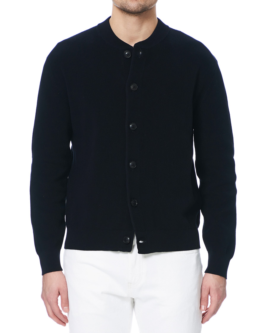 Herre | Gensere | Andersen-Andersen | Organic Cotton Skipper Jacket Navy Blue