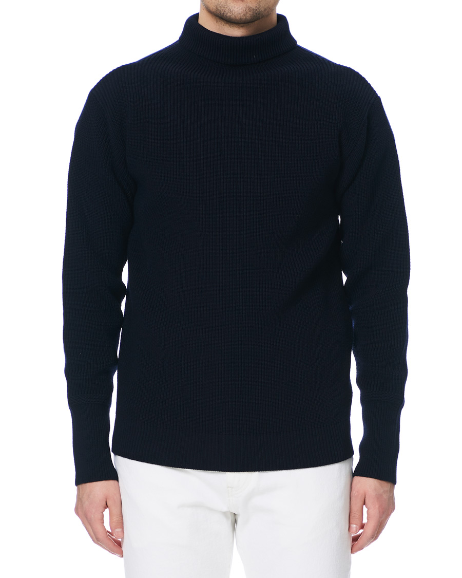 Herre | Gensere | Andersen-Andersen | Sailor Turtleneck Navy Blue