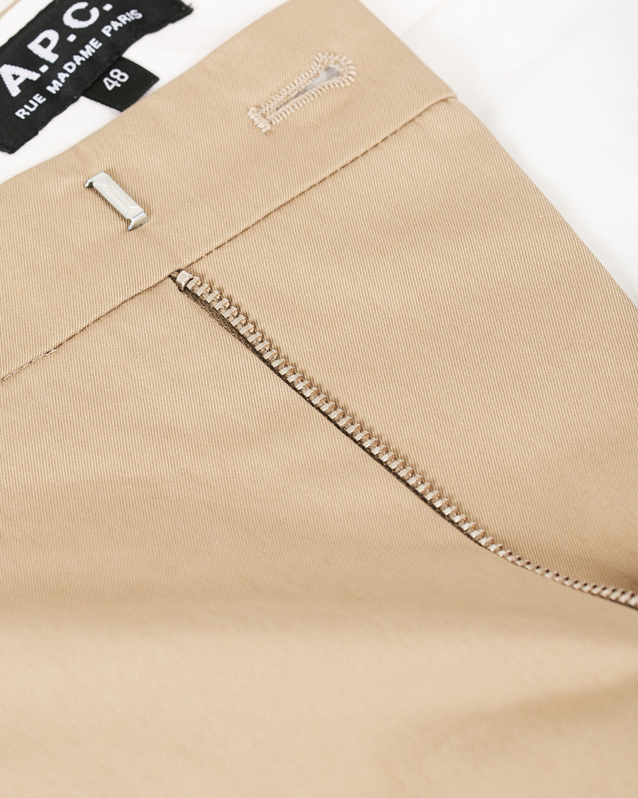Herre | Shorts | A.P.C. | Terry Gabardine Technique Shorts Beige