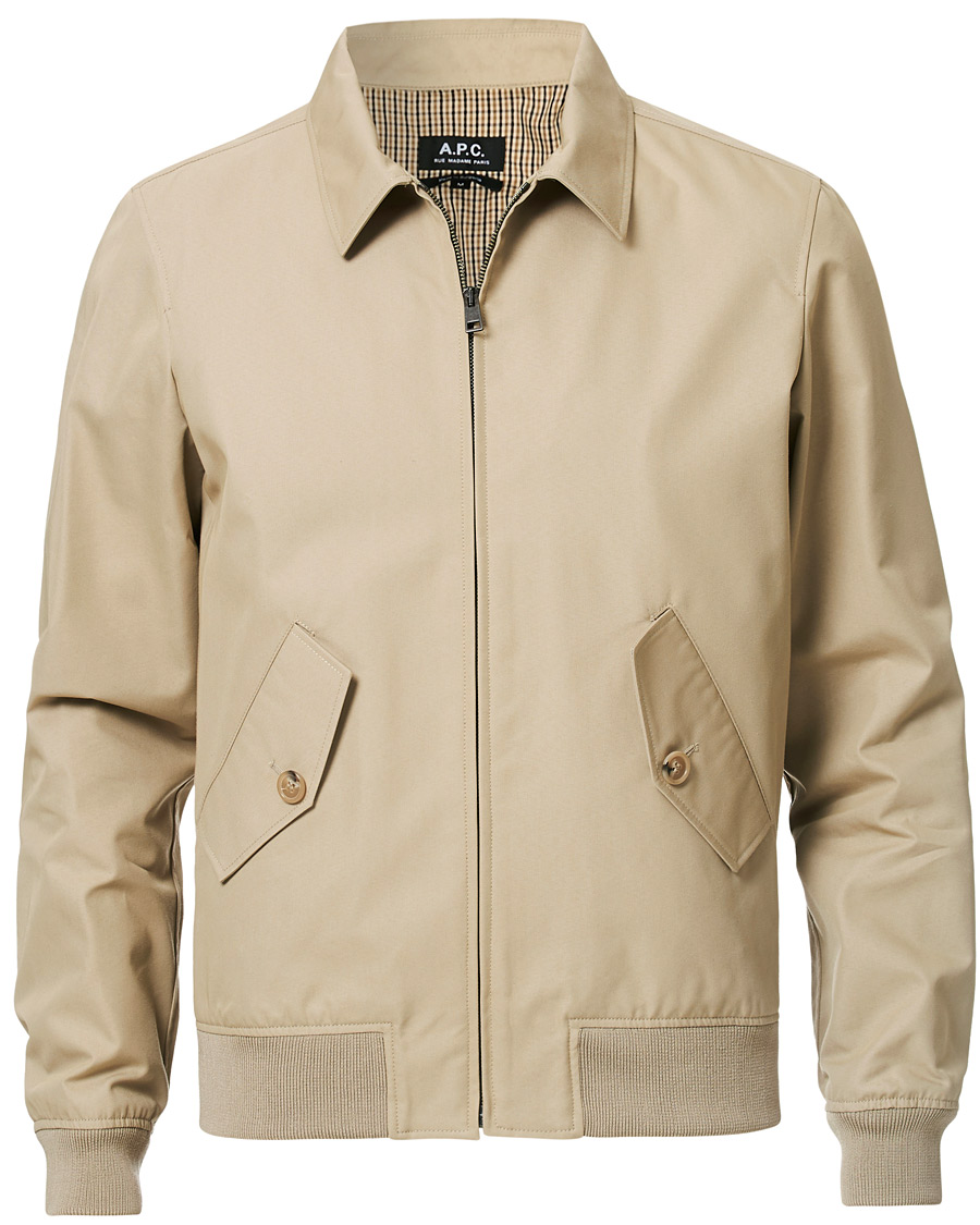 Herre | Jakker | A.P.C. | Gaspard Blouson Jacket Beige