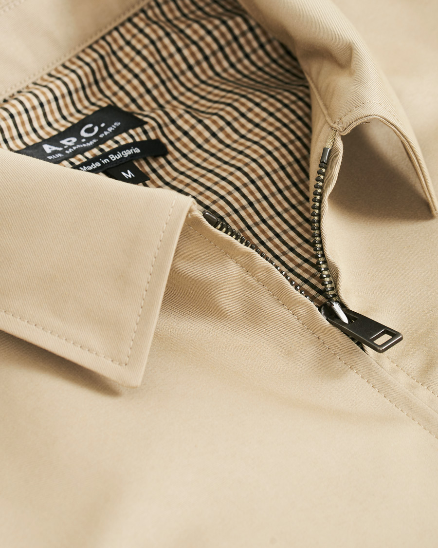 Herre | Jakker | A.P.C. | Gaspard Blouson Jacket Beige