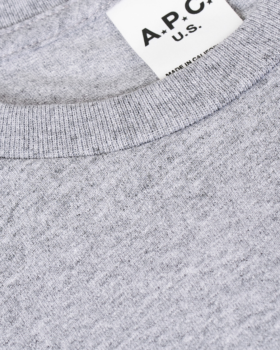 Herre | T-Shirts | A.P.C. | Cornelius US T-shirt Gris Chine