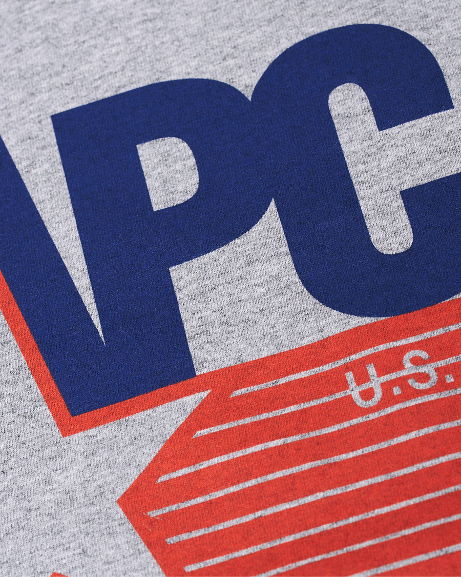 Herre | T-Shirts | A.P.C. | Cornelius US T-shirt Gris Chine