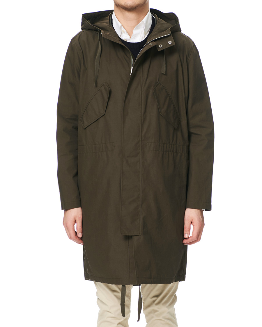 Herre | Jakker | A.P.C. | A.P.C Benett Fishtail Parka Kaki Militaire