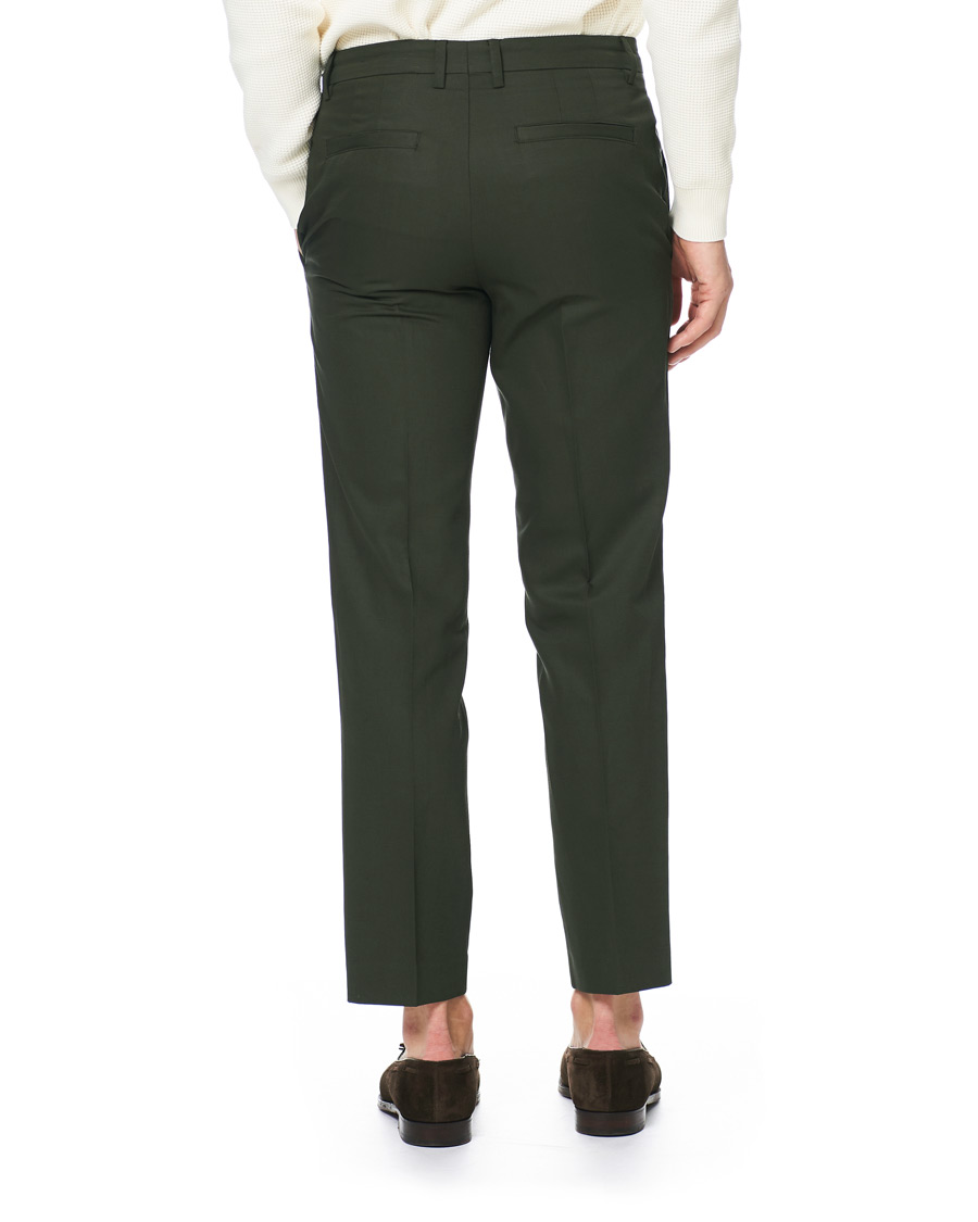 Herre | Bukser | A.P.C. | Rapha Cotton/Linen Gabardine Trousers Kaki Militaire