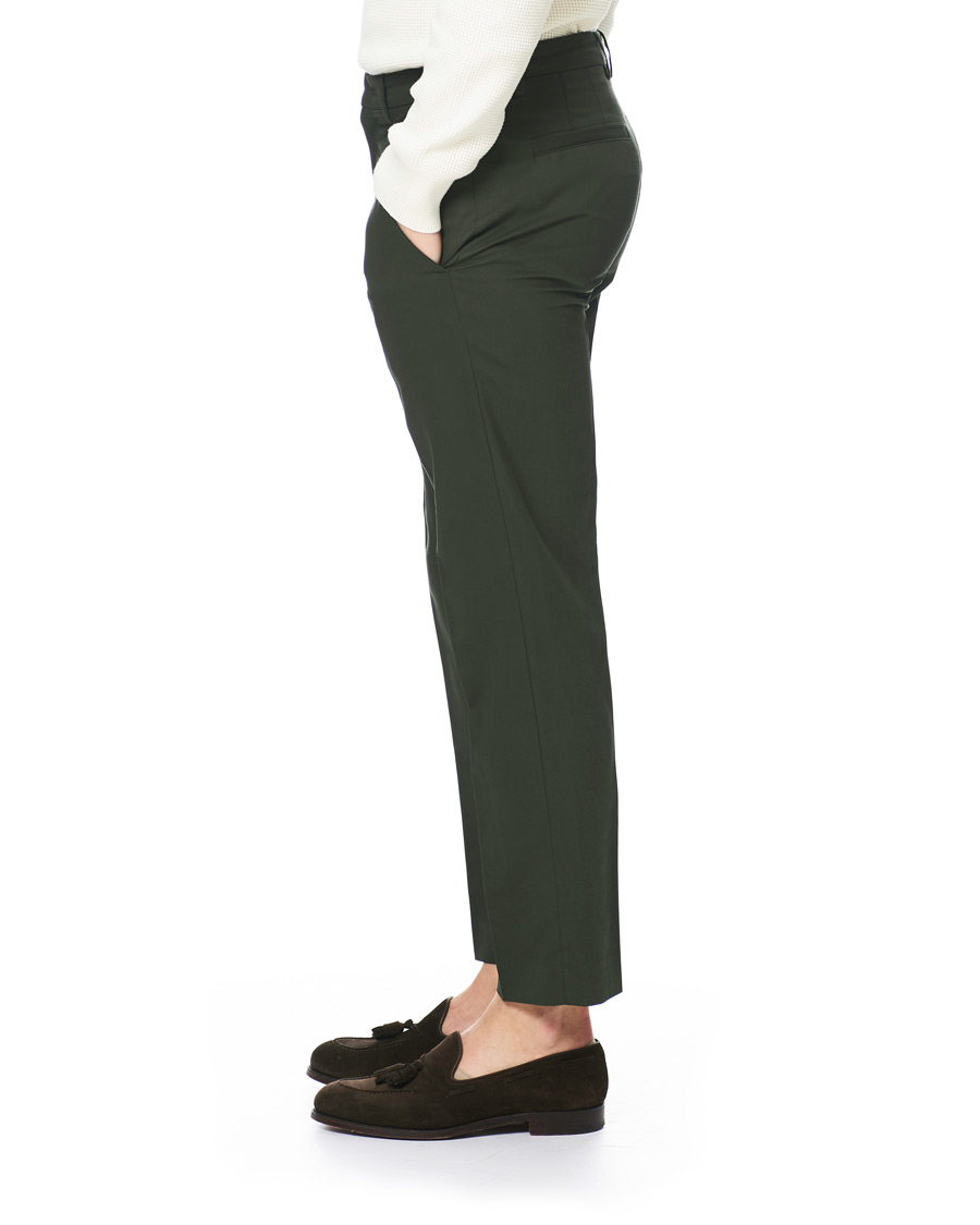 Herre | Bukser | A.P.C. | Rapha Cotton/Linen Gabardine Trousers Kaki Militaire