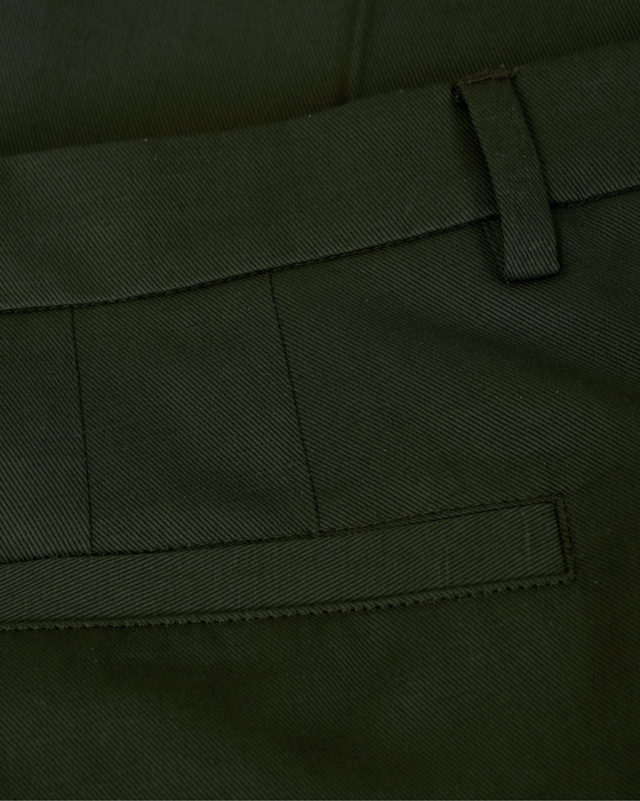 Herre | Bukser | A.P.C. | Rapha Cotton/Linen Gabardine Trousers Kaki Militaire