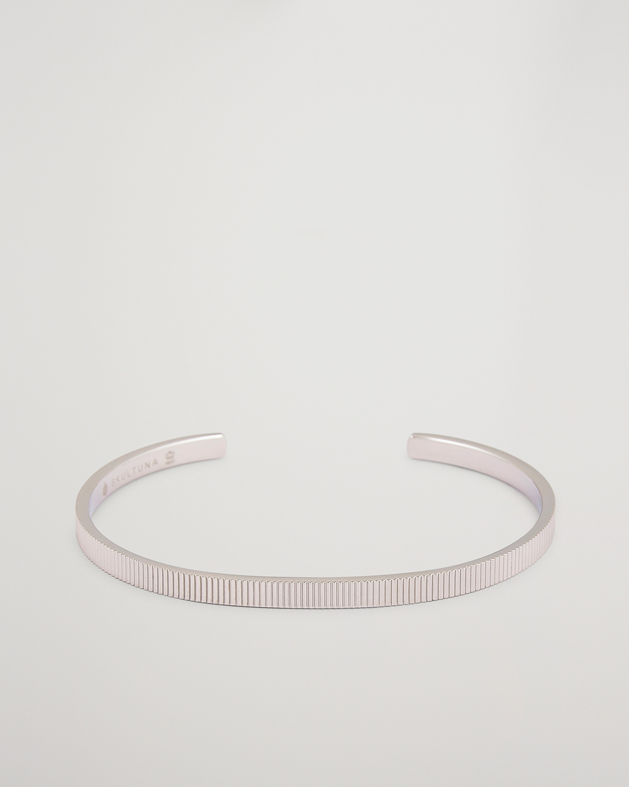 Herre | Smykker | Skultuna | Ribbed Cuff Polished Steel