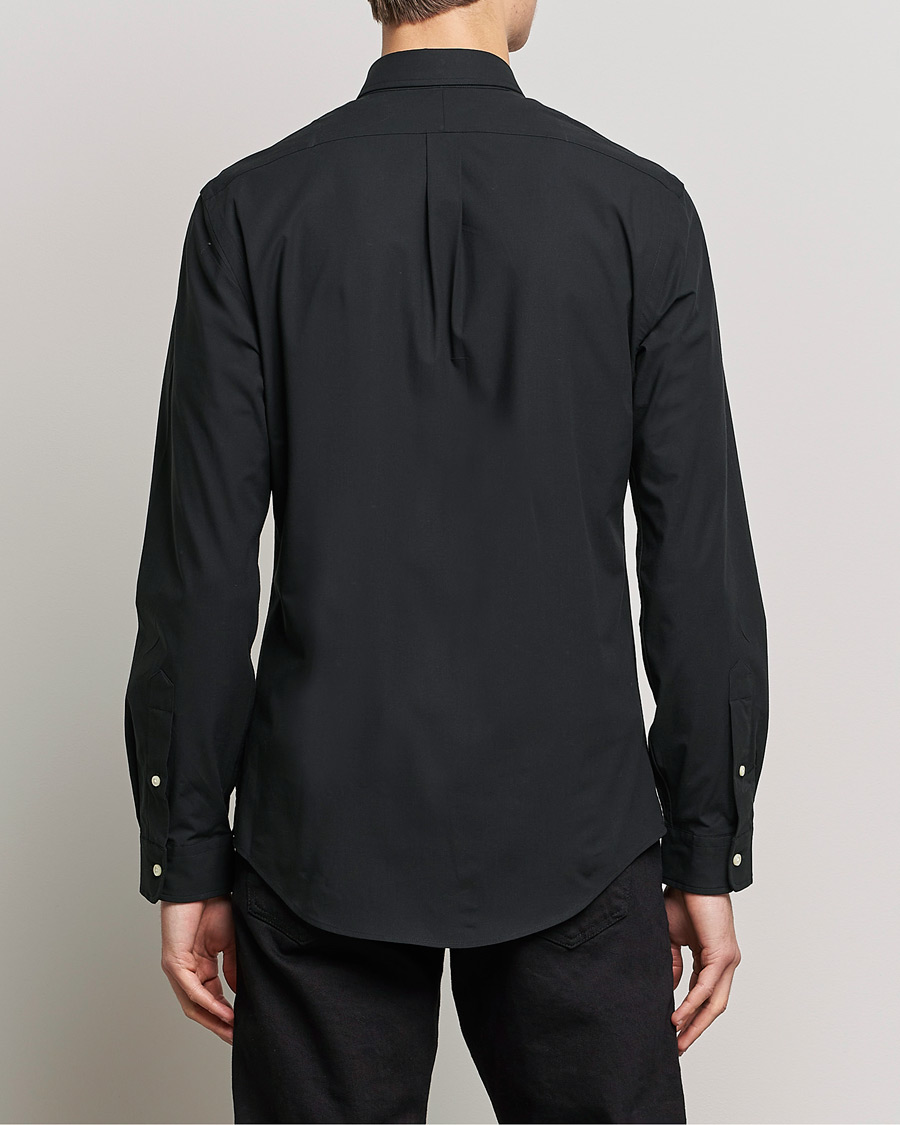 Herre | Skjorter | Polo Ralph Lauren | Slim Fit Shirt Poplin Polo Black