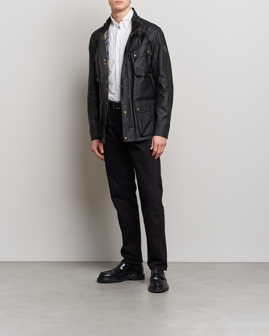 Herre | Jakker | Belstaff | Fieldmaster Waxed Jacket Black