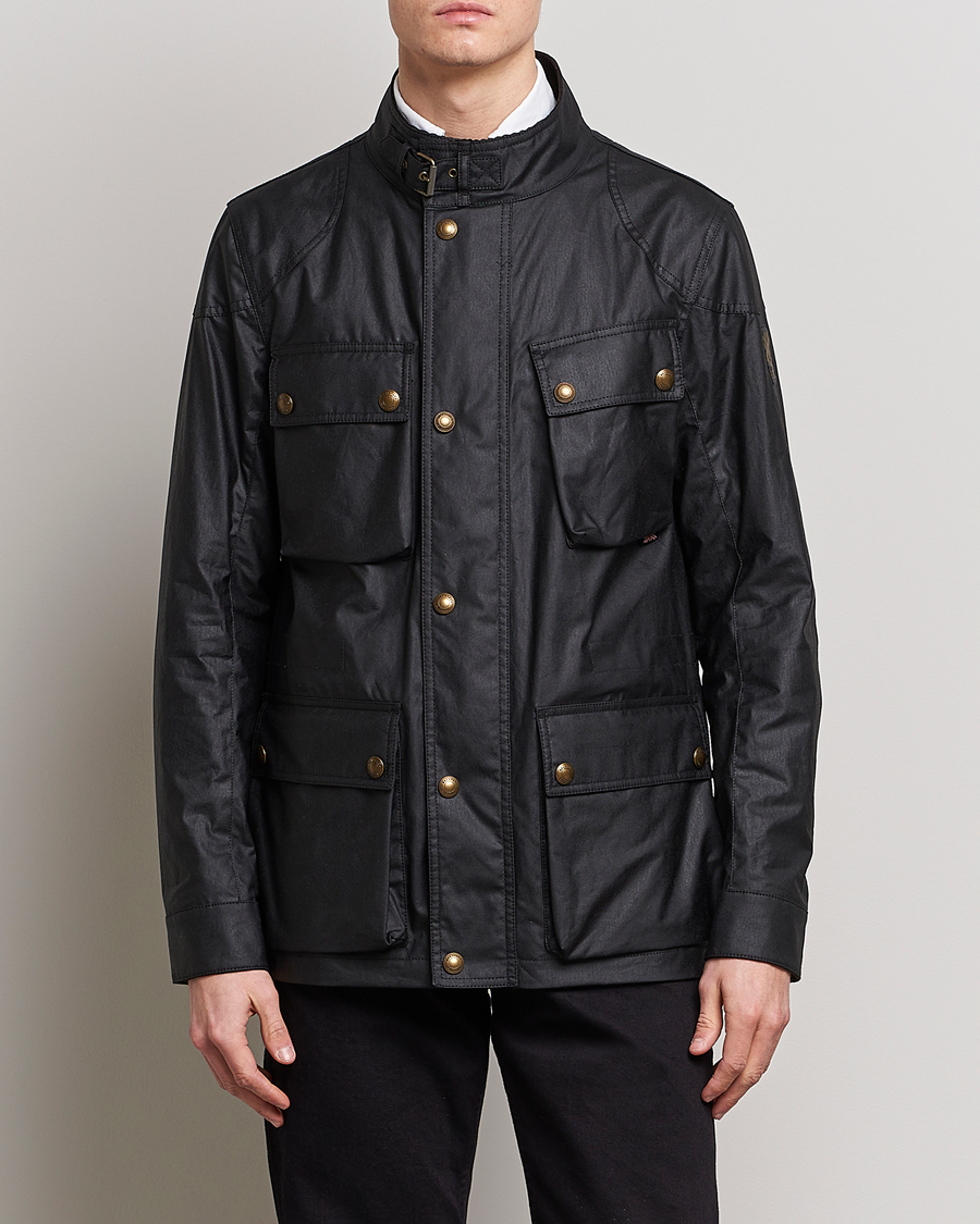 Herre | Belstaff | Belstaff | Fieldmaster Waxed Jacket Black