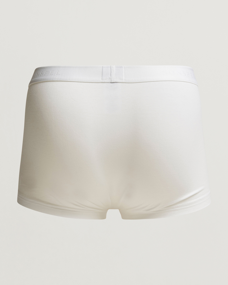 Herre | Undertøy | Sunspel | Cotton Stretch Trunk White