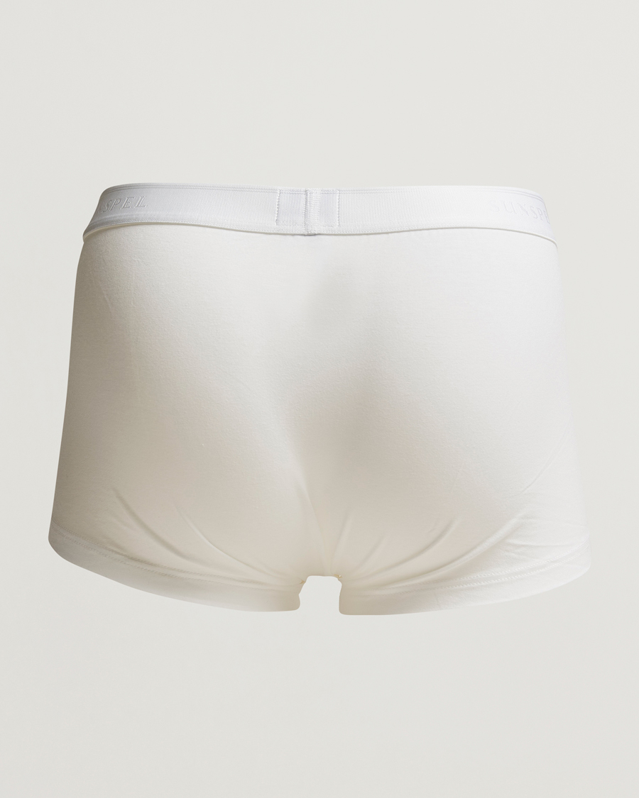 Herre | Avdelinger | Sunspel | 2-Pack Cotton Stretch Trunk White