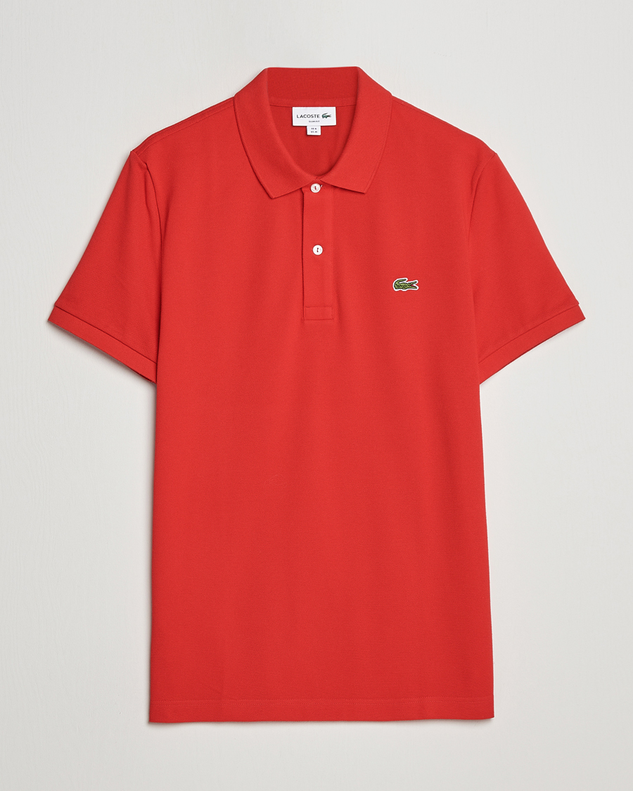 Herre | Pikéer | Lacoste | Slim Fit Polo Piké Red