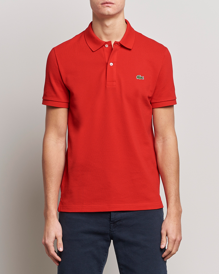 Herre | Pikéer | Lacoste | Slim Fit Polo Piké Red
