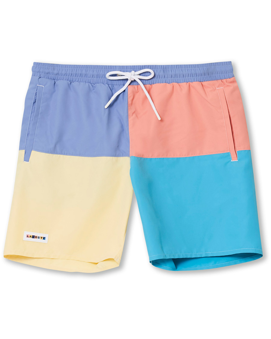 Herre | Badeshorts | Lacoste | Block Bathingtrunks Clusi/Elfe/Cicer