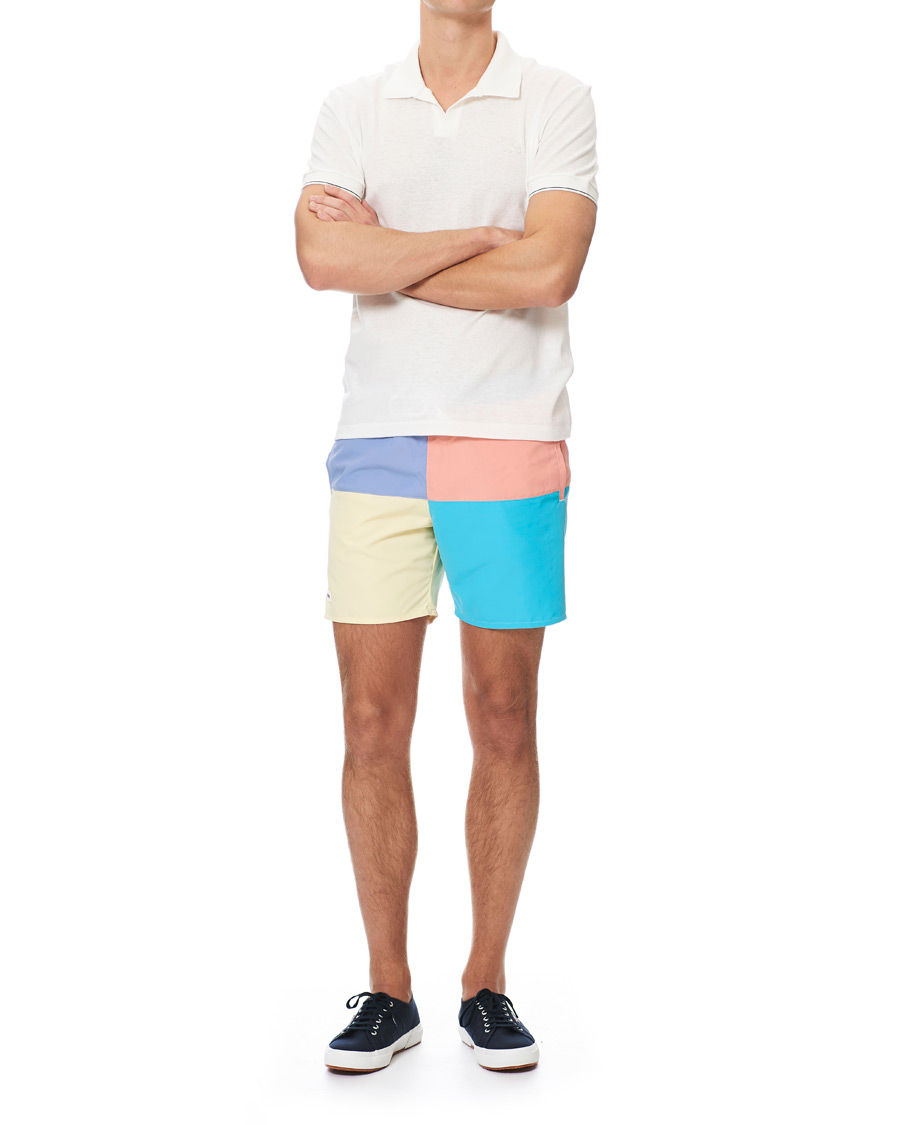 Herre | Badeshorts | Lacoste | Block Bathingtrunks Clusi/Elfe/Cicer