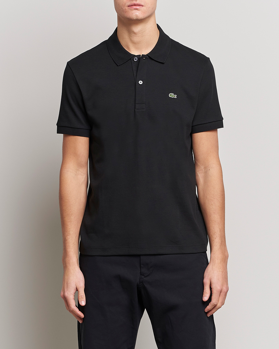 Herre | Pikéer | Lacoste | Pima Interlock Piké Black