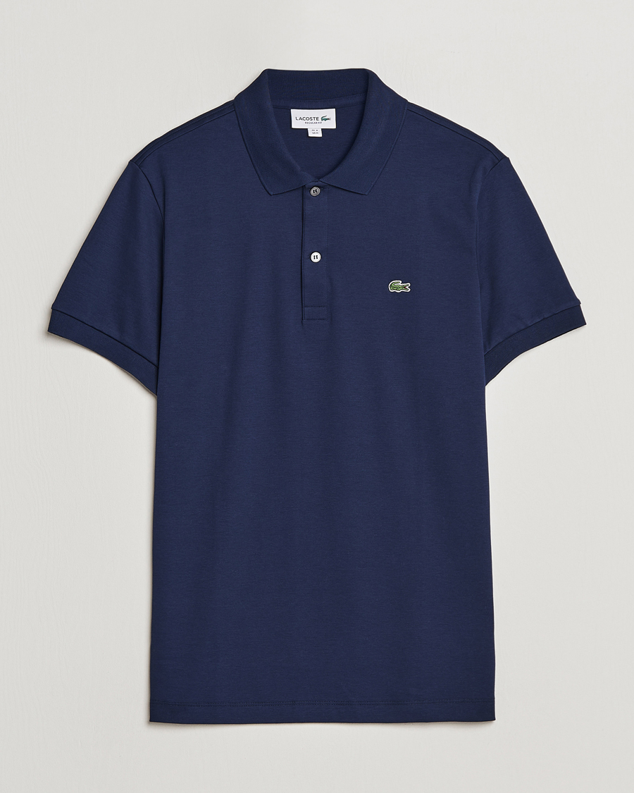 Herre | Pikéer | Lacoste | Pima Interlock Piké Navy