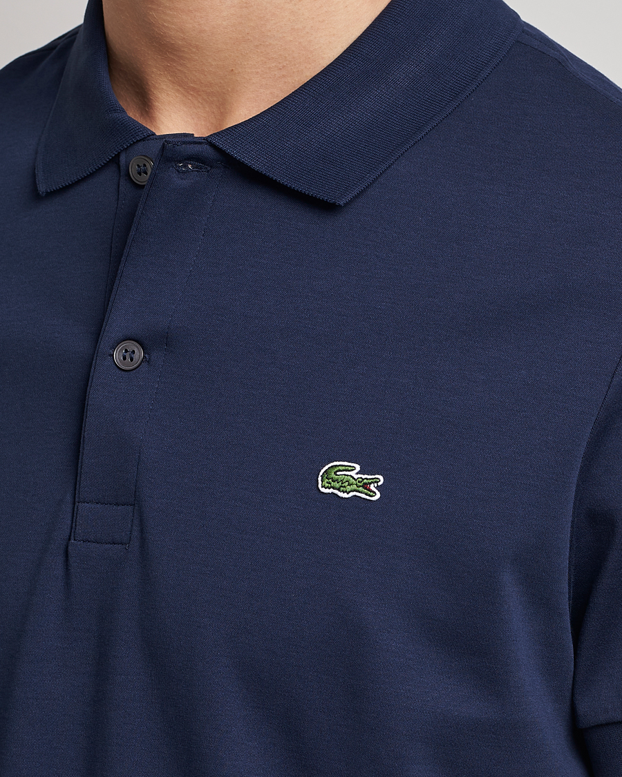 Herre | Pikéer | Lacoste | Pima Interlock Piké Navy