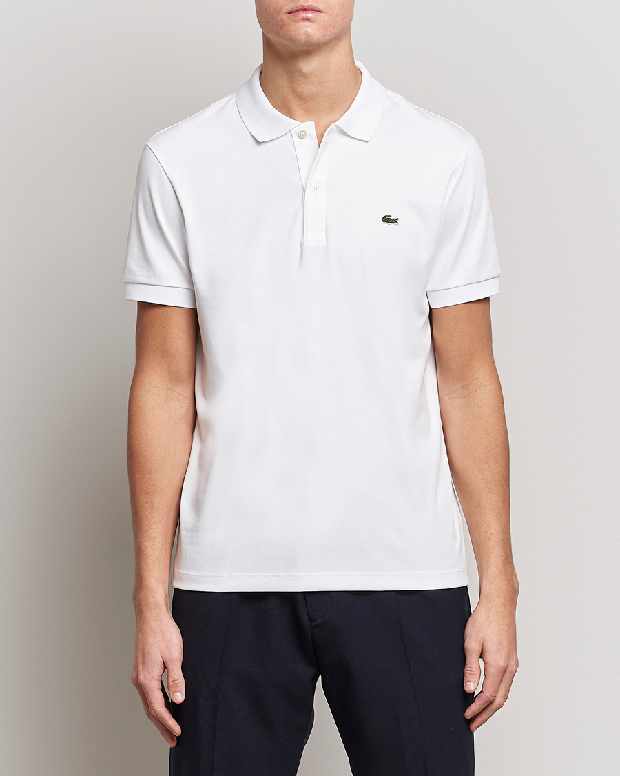 Herre | Pikéer | Lacoste | Pima Interlock Piké White