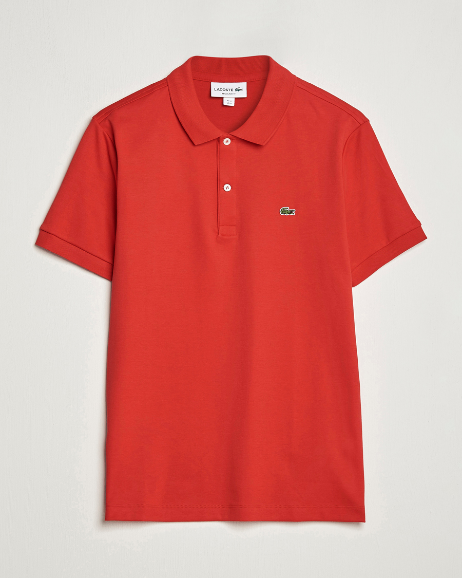 Herre | Pikéer | Lacoste | Pima Interlock Piké Red