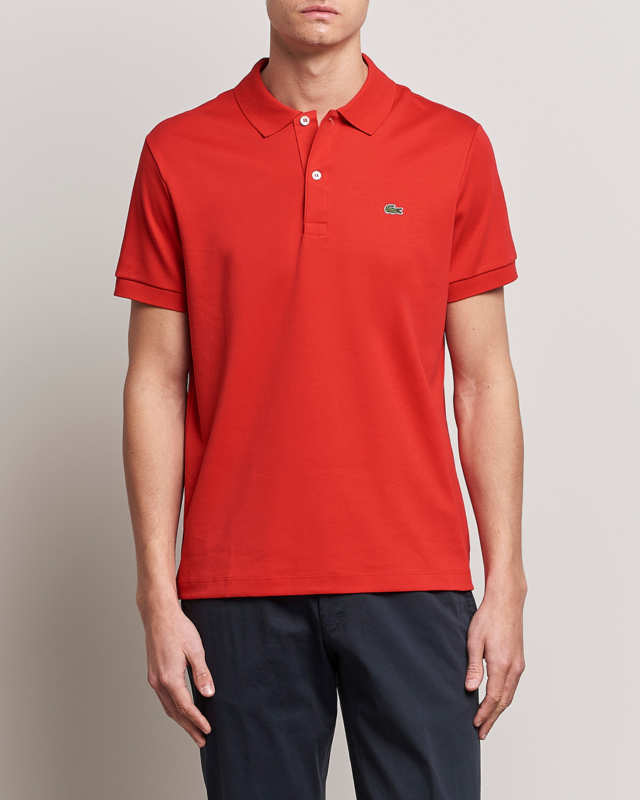 Herre | Pikéer | Lacoste | Pima Interlock Piké Red
