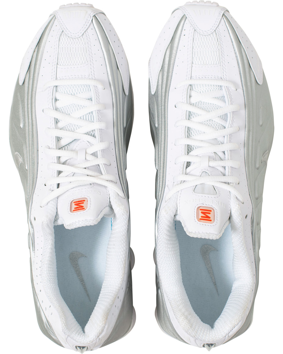 Herre | Nike Shox R4 Sneaker White | Nike | Shox R4 Sneaker White