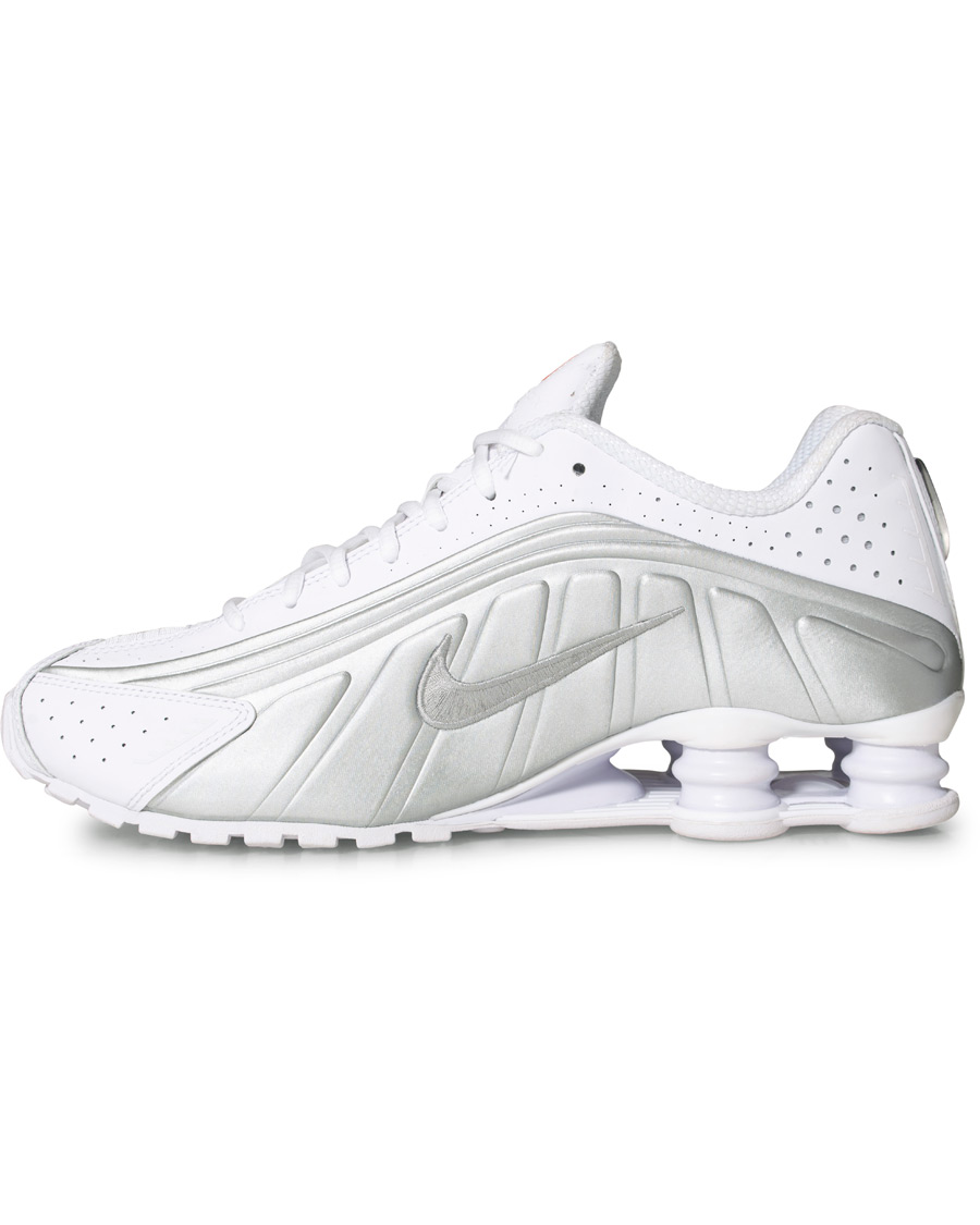 Herre | Nike Shox R4 Sneaker White | Nike | Shox R4 Sneaker White