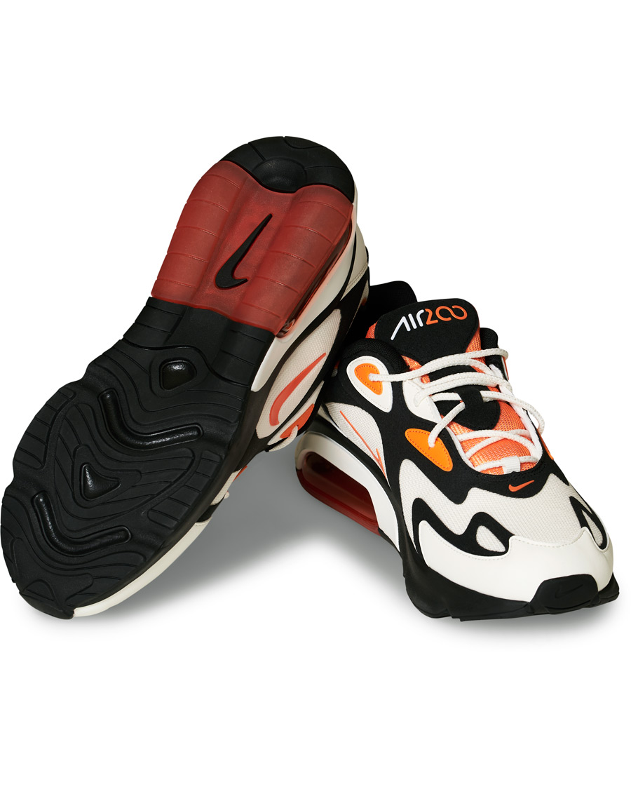 Herre | Nike Air Max 200 Sneaker Black/Magma Orange | Nike | Air Max 200 Sneaker Black/Magma Orange