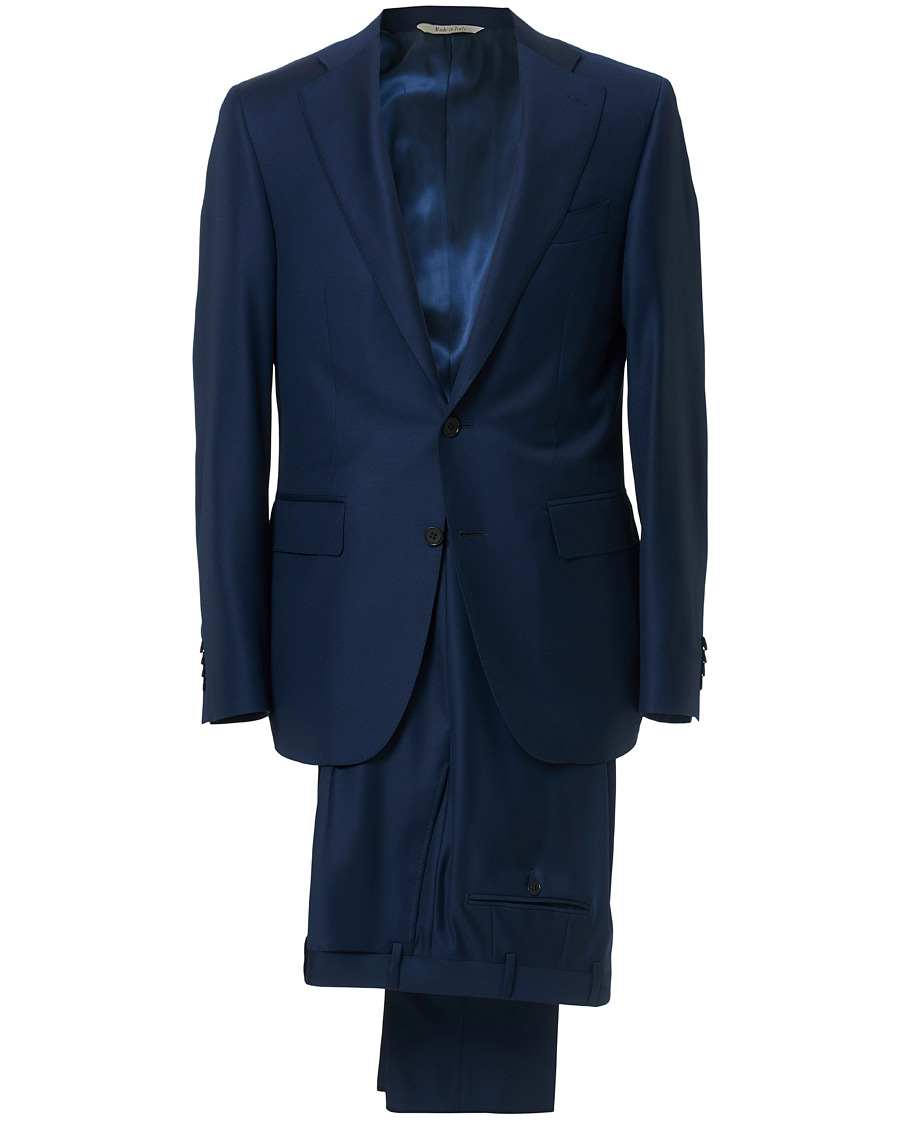 Herre | Dresser | Canali | Capri Wool Suit Navy