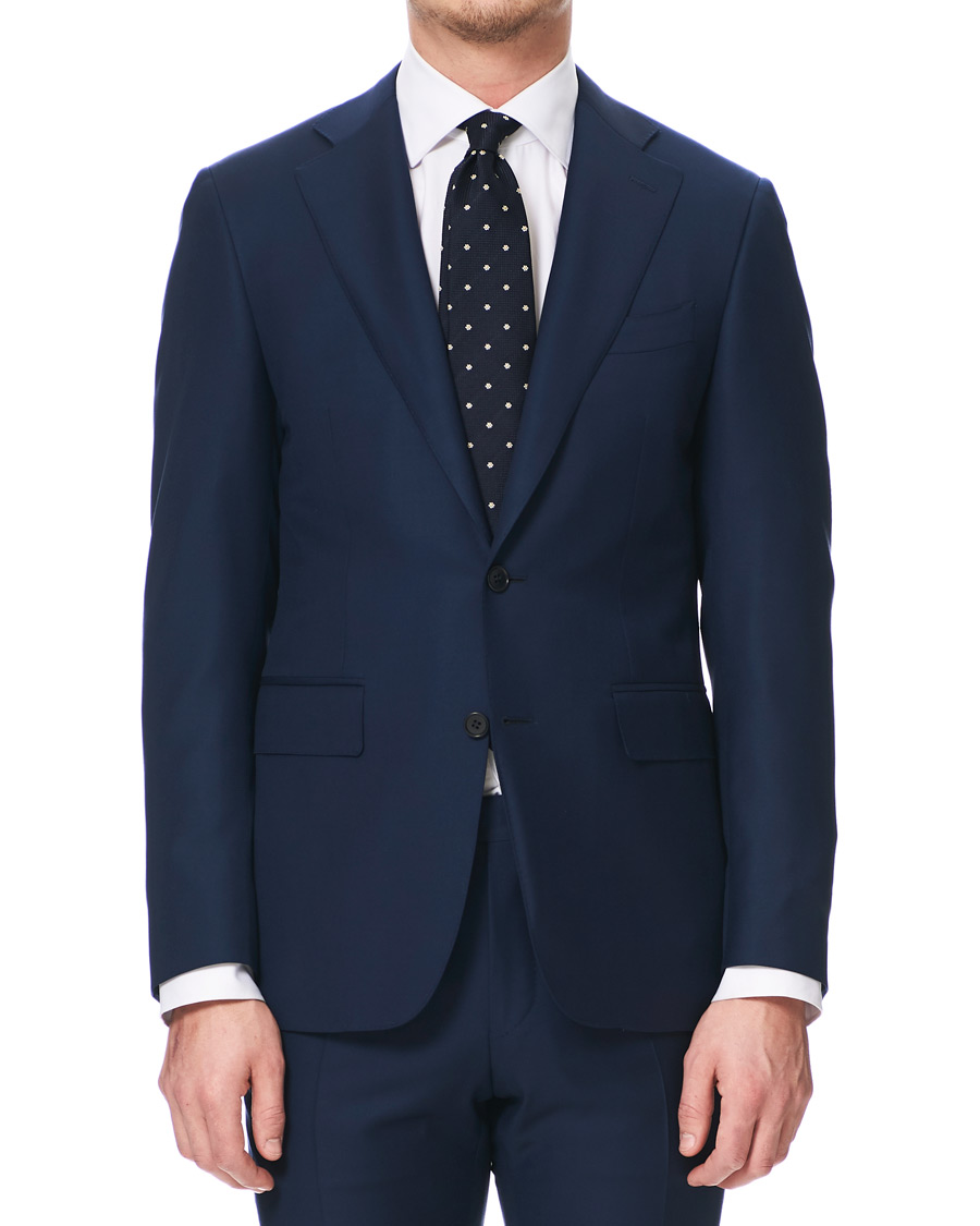 Herre | Dresser | Canali | Capri Wool Suit Navy